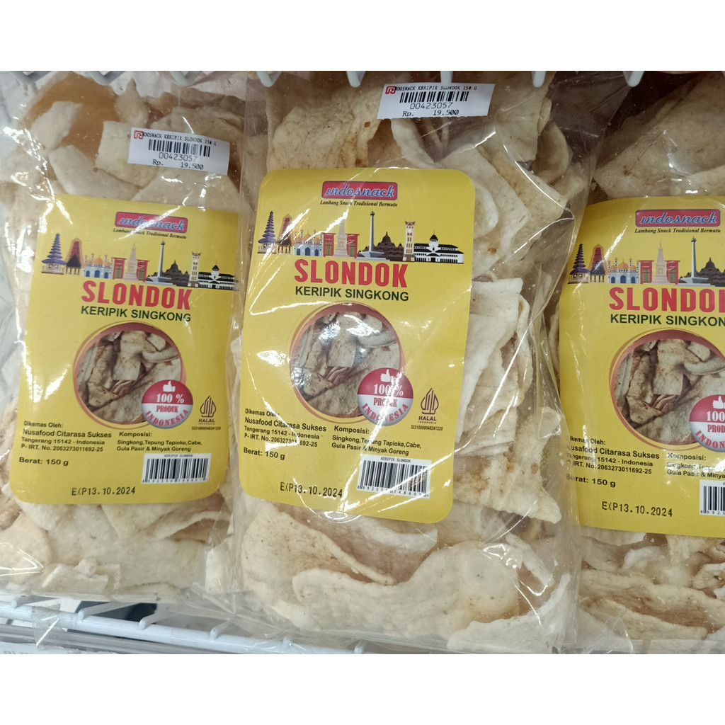 

Indo snack slondok keripik singkong 150gr