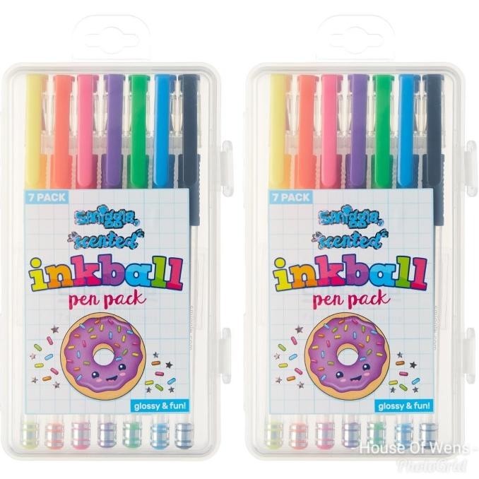 

Smiggle Inall Scented Pen Pack X7 - Pulpen Warna Wangi Smiggle Stok Terbatas