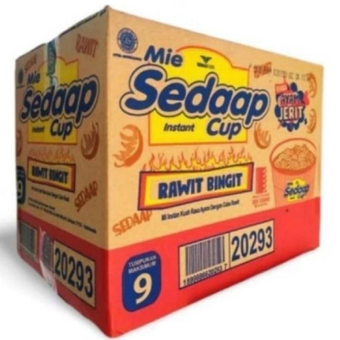 

E Sedap Sedaap Cup Rawit Bingit Rasa Ayam Jerit Isi 12 (1 Dus)
