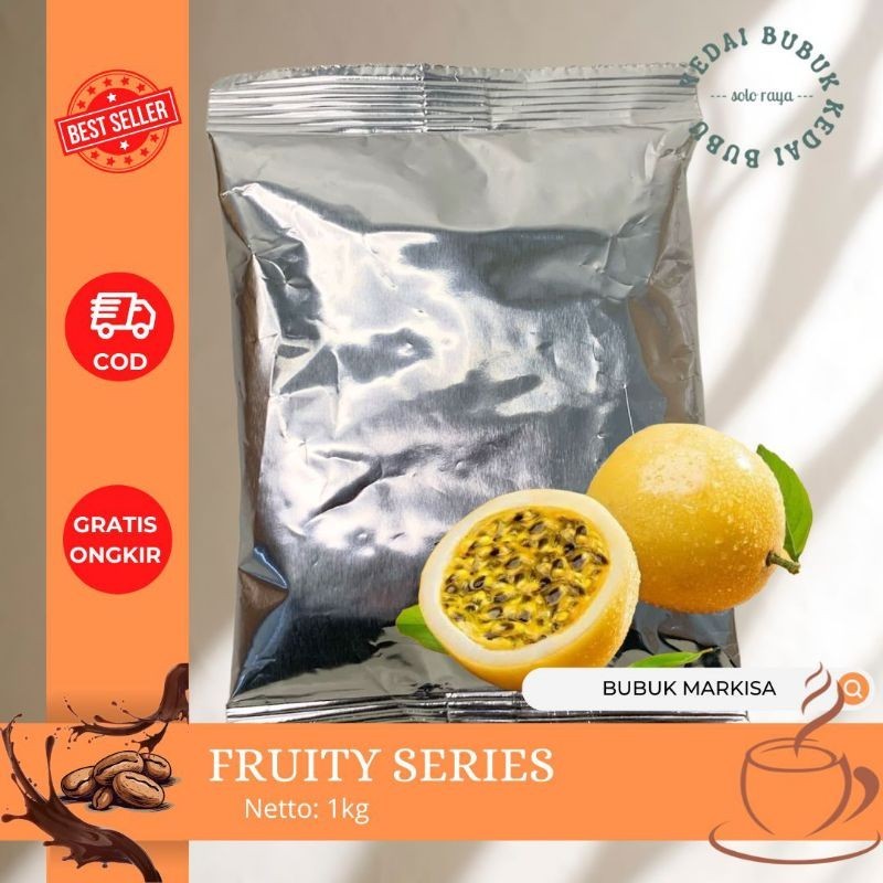 

Bubuk series Fruity, bubuk minuman rasa buah-buahan segar kedai bubuk solo raya