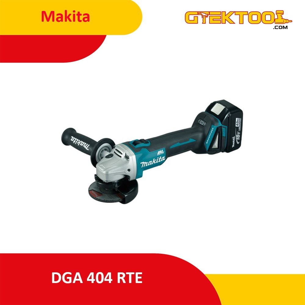 Makita DGA404RTE DGA 404 RTE Mesin Gerinda Tangan 4" Cordless