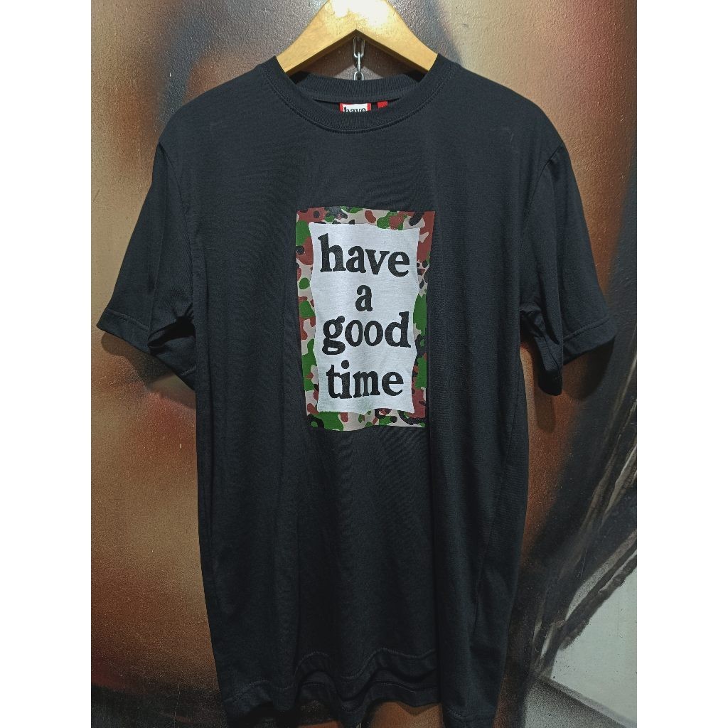 have a good time skull tee tshirt