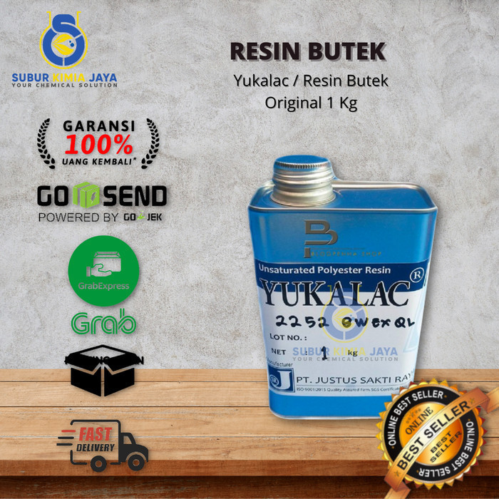 YUCALAC 157 BQTN-EX RESIN BUTEK 1 KG + KATALIS 20 ML