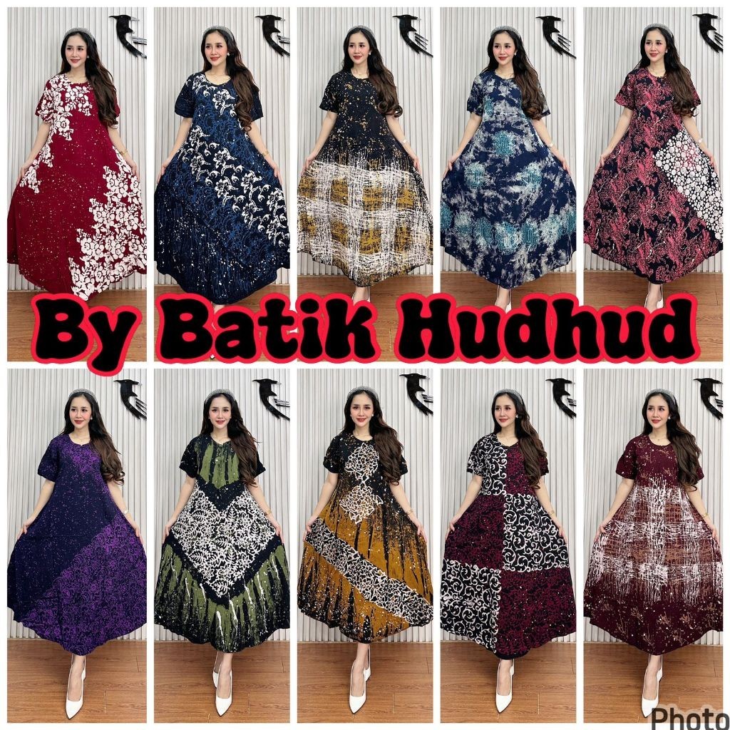 Promo Mega Sale 5.5 // Juragan Daster Twill - Daster Twill Ori By Batik Hudhud Size Standar Ld 105
