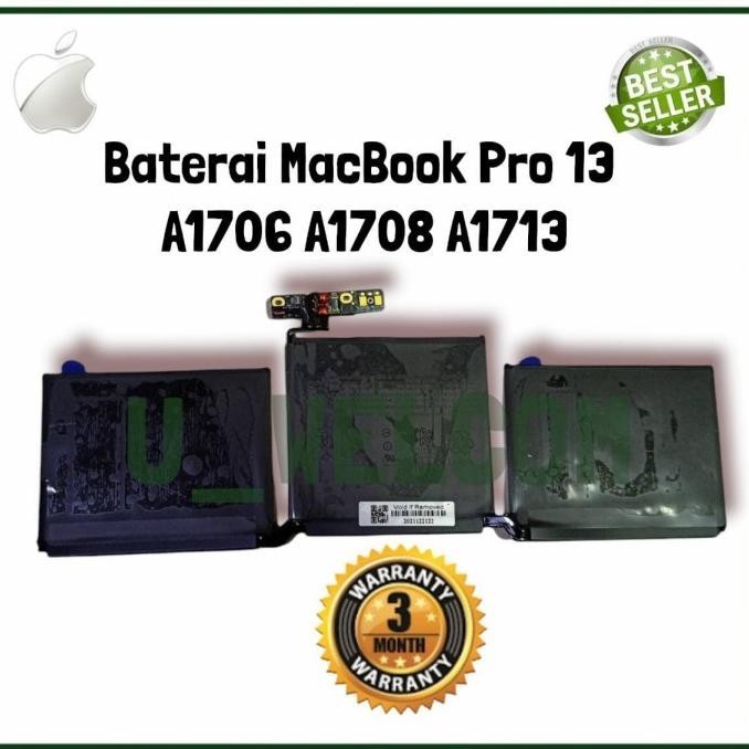 Baterai battery Apple MacBook Pro 13 A1819 A1706