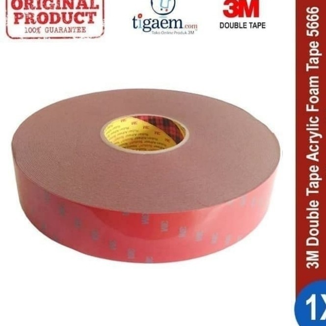 

Terbaru 3M Double Tape 5666 Perekat Aksesoris Mobil Motor Double 60Mm X 33 M Promo Terlaris