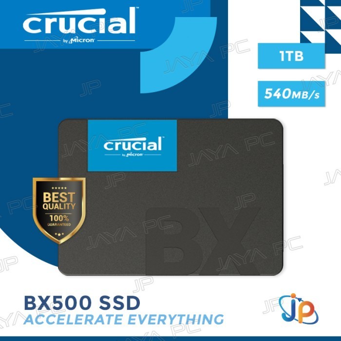 MICRON CRUCIAL SSD BX500 1TB SATA 3 - 3D NAND SSD 1 TB 2.5" ORIGINAL BEST QUALITY
