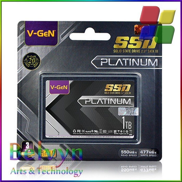 PROMO V-GEN PLATINUM 1TB SATA SSD VGEN INTERNAL PC LAPTOP HDD HARDISK ORIGINAL BEST QUALITY