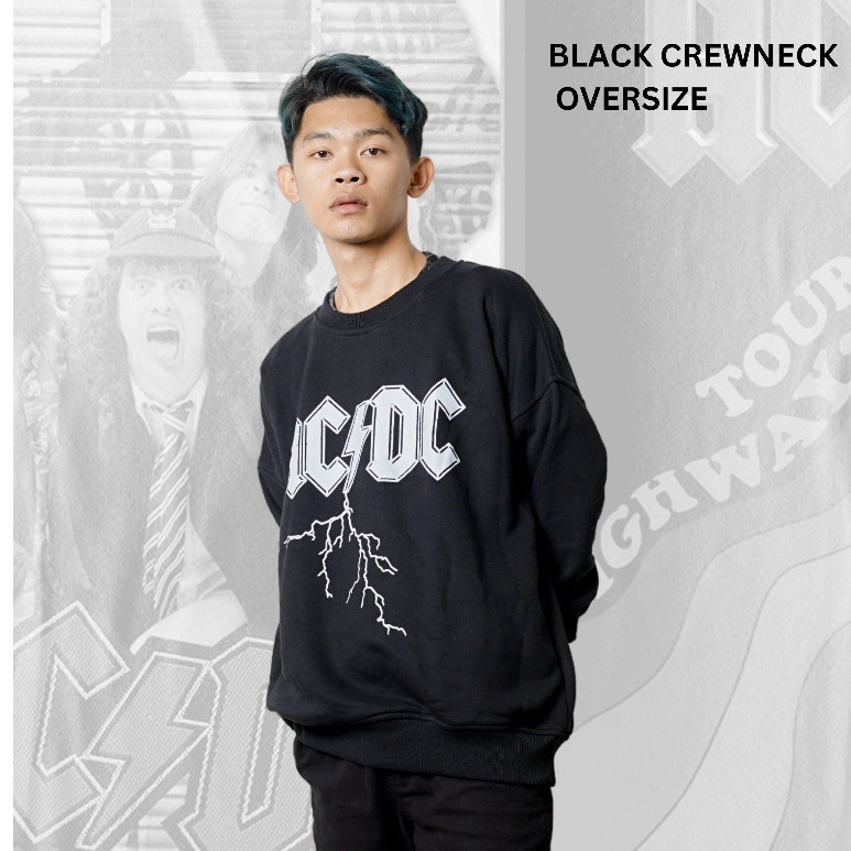 SUPERIOR crewneck ACDC sweater band jaket band