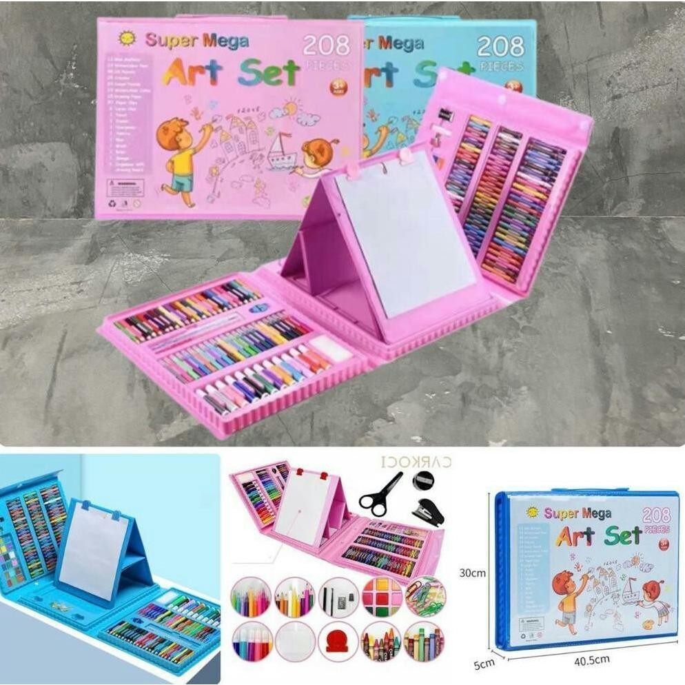 

COD SHENAR Pensil Warna Crayon Set Isi 208pcs/ Crayon set Macam Warna Cocok Menggambar Mewarnai Alat Menggambar Melukis Anak-anak Crayon Cat Air Pensil ke-21