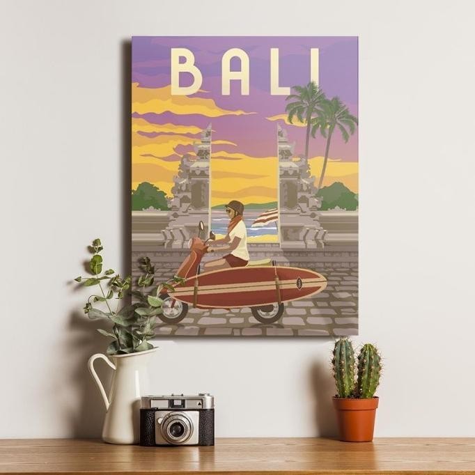 Bali Indonesia Dekorasi Hiasan Pajangan Dinding Rumah Kamar Kantor Terbaik