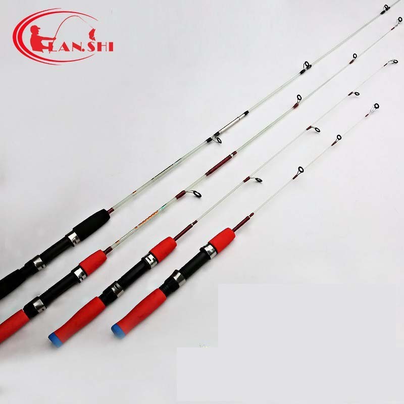 Factory Sales Resin Ice Fishing Rod Winter Fishing Rod Short Section Ice Fishing Portable Plug-in Wi