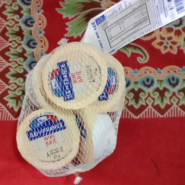 

MINI BRIE CHEESE 25 GR X 5/KEJU BRIE/ILE DE FRANCE