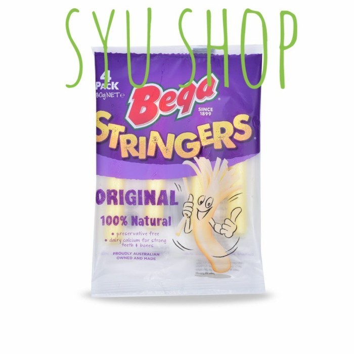 

BEGA STRINGERS CHEESE MOZARELLA 80 GR KEJU STRING BATANG