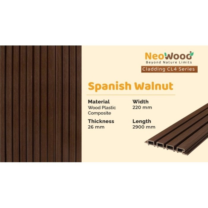 Terbaru Wpc Wallpanel Outdoor Cladding Panel Cl 4 Neowood Dinding Promo Terlaris