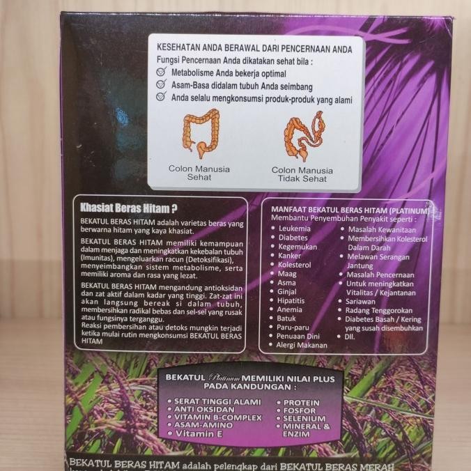 

Beras Hitam Organic Bekatul Platinum 250g IS81