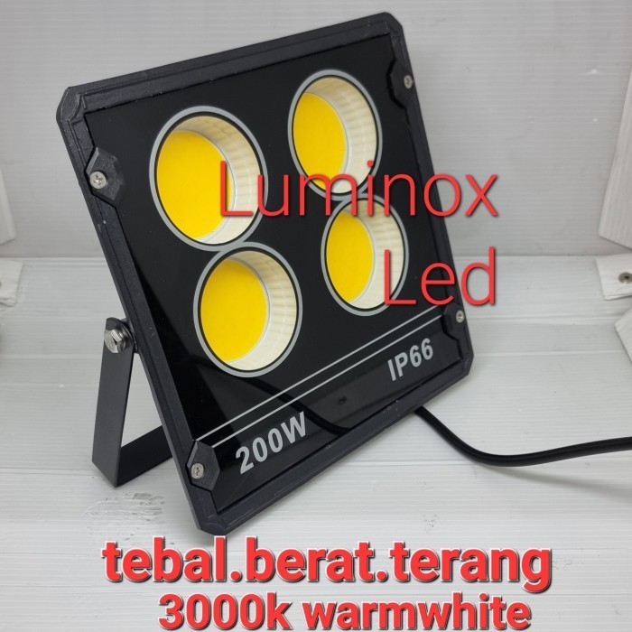 lampu sorot led kuning 200watt 200w tembak led cob 4mata 200 watt 220v