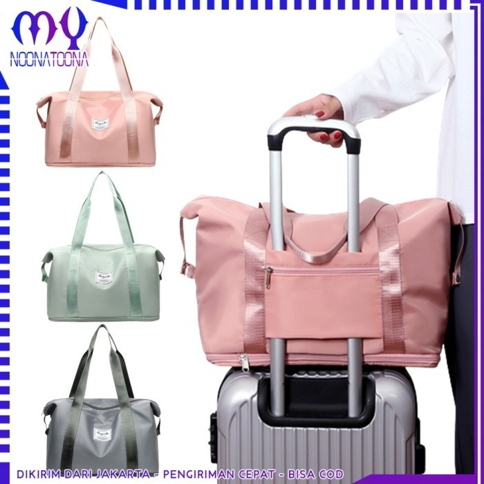 Tas Travel Lipat Besar Foldable Travel Bag Jinjing Besar Waterproof