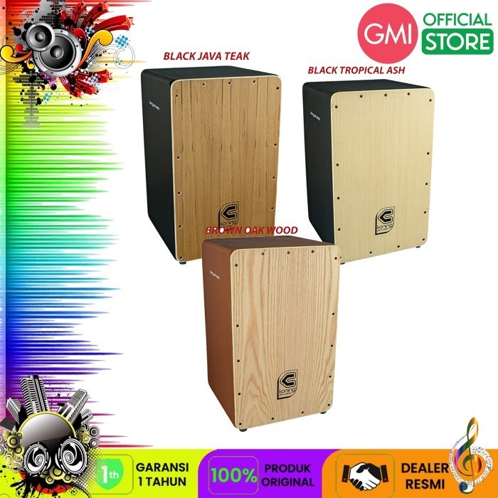 CAJON KONING WILHELMUS 2.0 WITH MICROPHONE XLR SOCKET