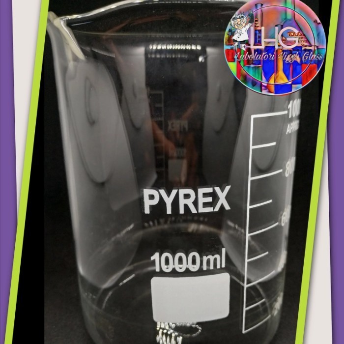 Beaker Glass 1000 Ml Pyrex
