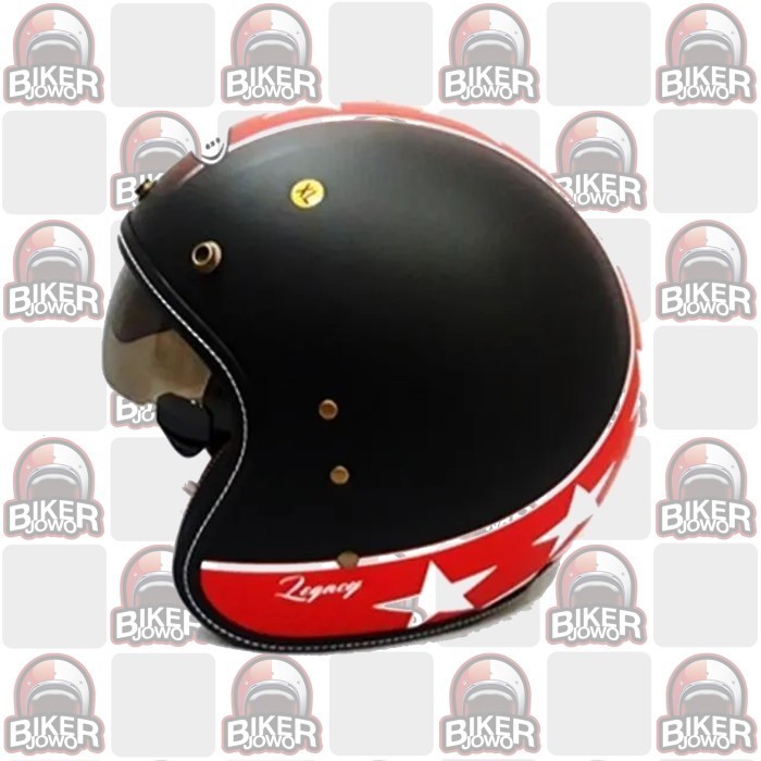 HELM ZEUS 380 380FA Z380FA ZS380FA - HELM RETRO OPEN FACE