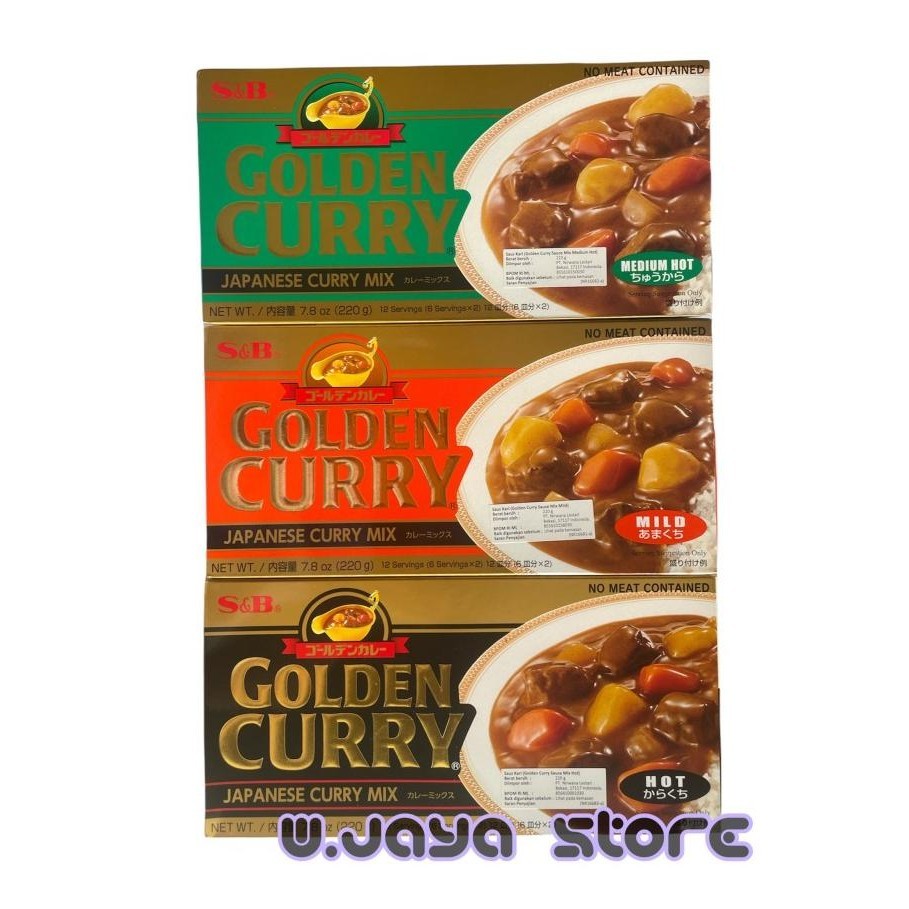 

SnB Golden Curry Sauce Mix- Bumbu Saus Kari 220gr Jepang TF