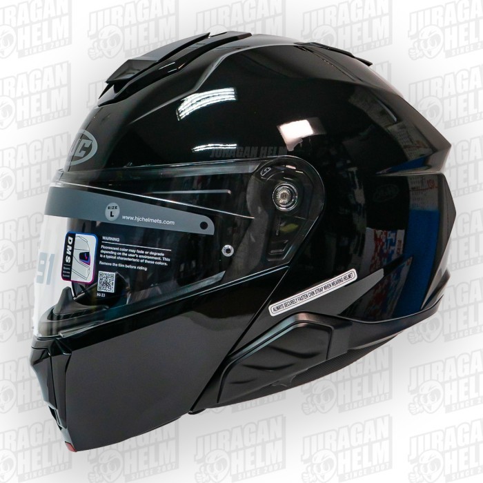 HELM HJC I91 BLACK MODULAR