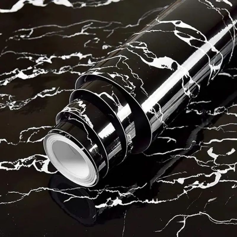 WALLPAPER MOTIF MARMER-WALLSTIKER-STIKER LANTAI-STIKER DINDING