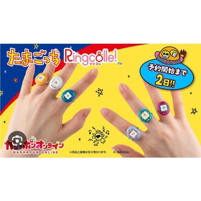 Ready TAMAGOTCHI RING BANDAI CINCIN TAMAGOTCHI BANDAI