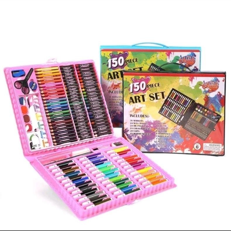 

fh-46 crayon set 208 pensil warna crayon set 150 pcs/ crayon mewarnai 150 warna Berkualitas