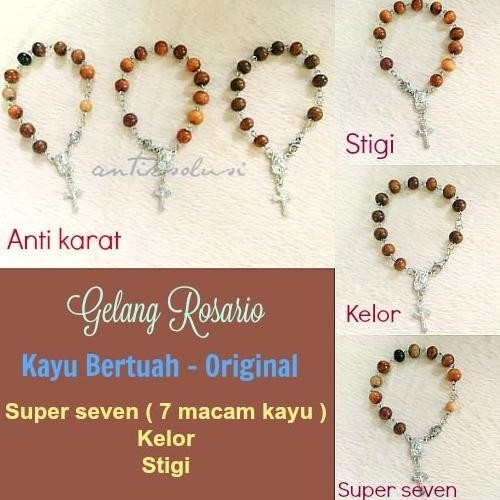 GELANG ROSARIO KAYU - STIGI