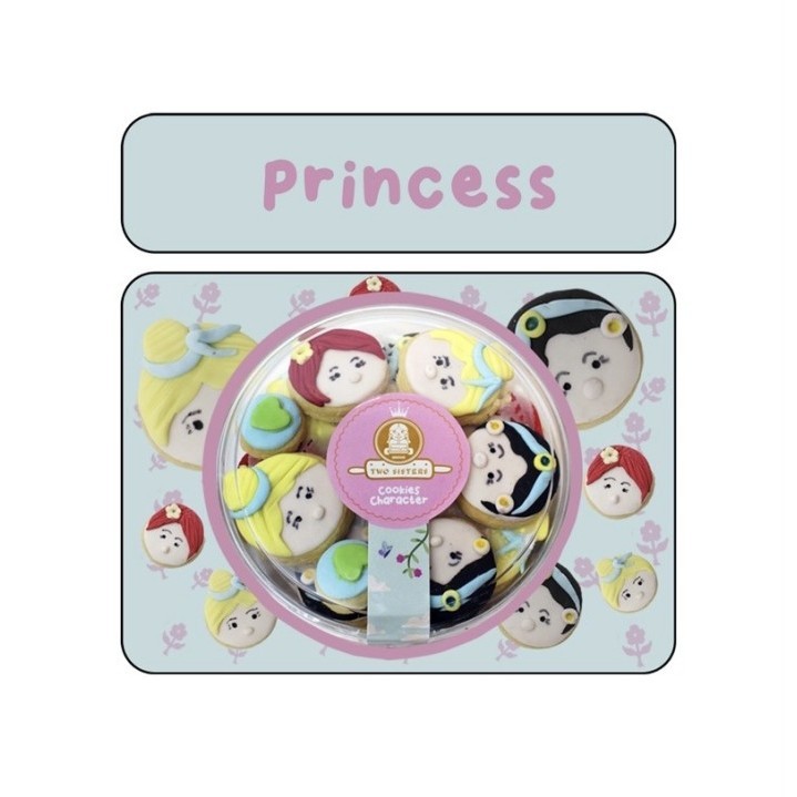 INA COOKIES KARAKTER CHARACTER PRINCESS