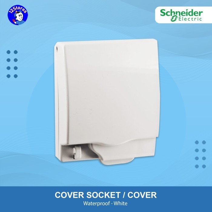 Terlaris Schneider Kavacha Penutup Stop Kontak Putih