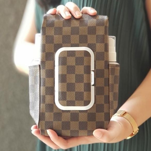 Tempat tissue basah dan kering Motif Kotak