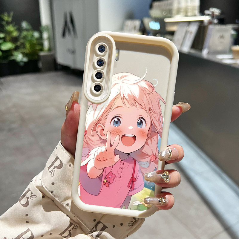 Casing Hp OPPO A91 OPPO F15 OPPO Reno 3 Case pelindung jatuh HP silikon lunak Casing gaya ganda Pasa