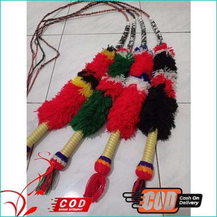 TERLARIS PECUT KUDA LUMPING CAMBUK KUDA LUMPING PECUT JARANAN UKURAN BESAR 1 PCS KESENIAN