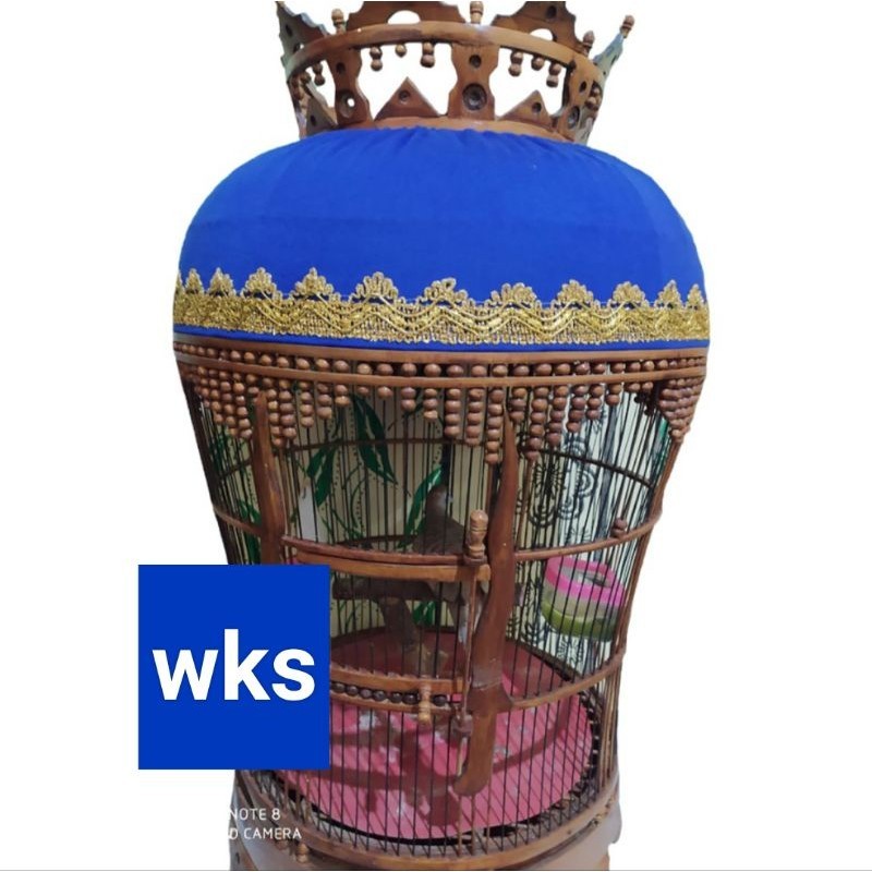 kerodong sangkar perkutut kubah renda besar