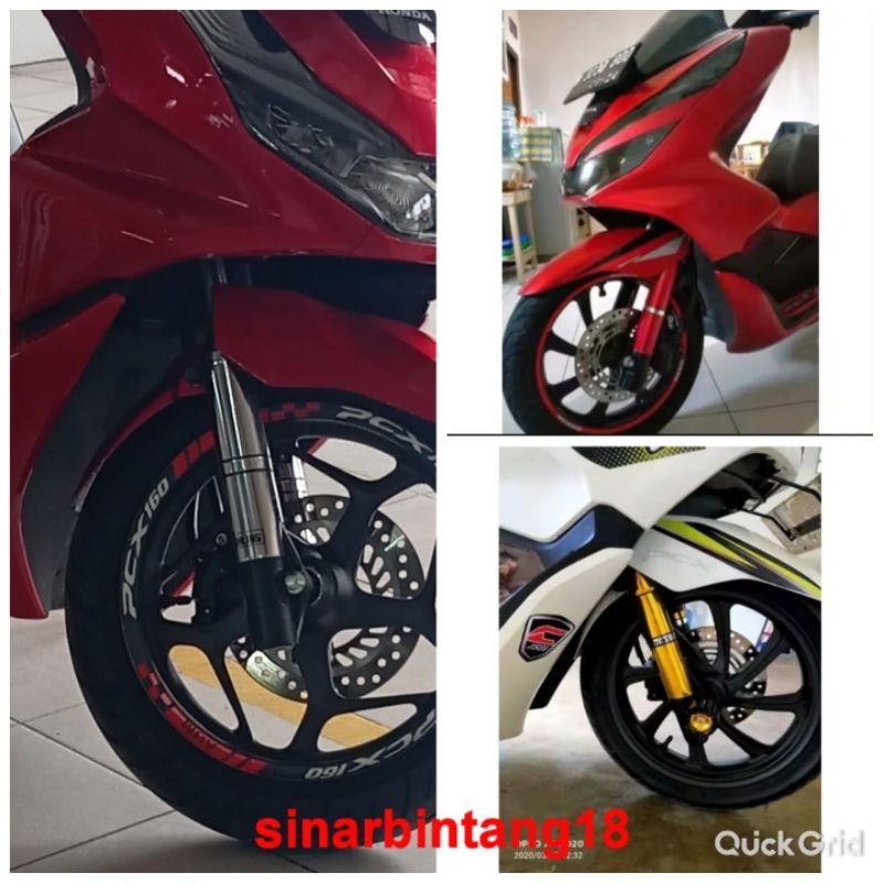 cover shock variasi honda pcx cbs 150/160cc