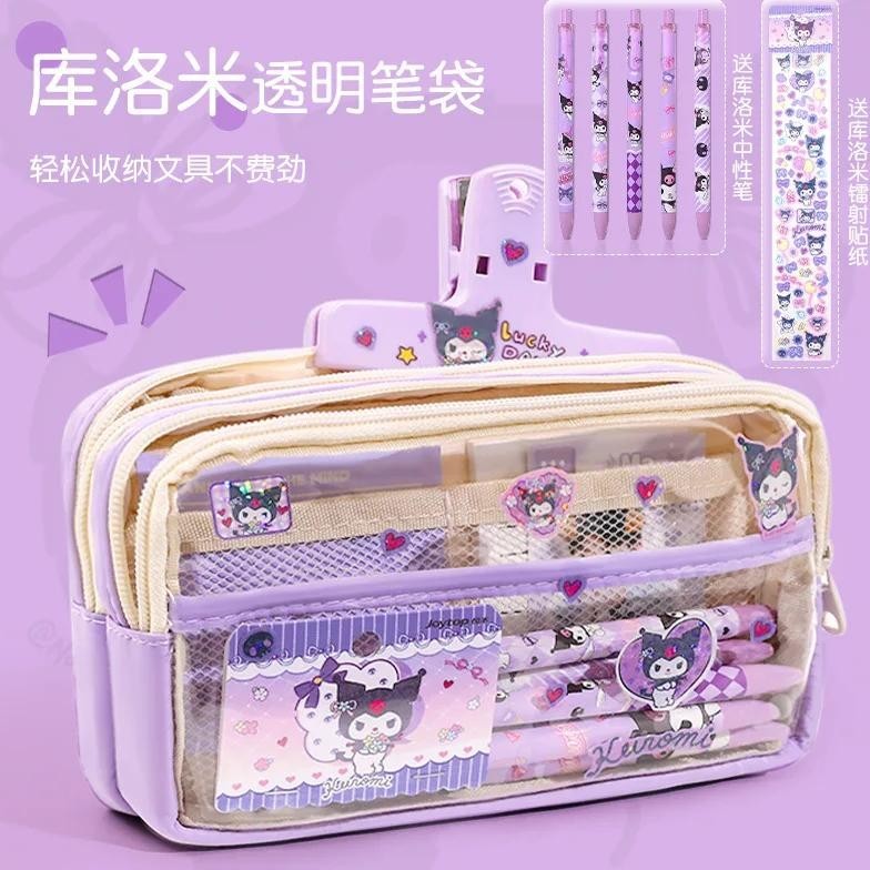 

{NEW} Tempat Pensil Cinnamoroll Baru Sanrio Anime My Melody Kuromi Penyimpanan Alat Tulis Siswa Perlengkapan Sekolah Ins Kawaii Hadiah u TERLARIS