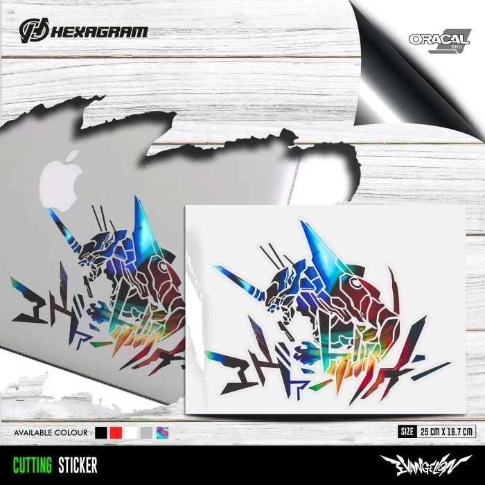 

Cutting Sticker Evangelion Stiker Anime Evangelion