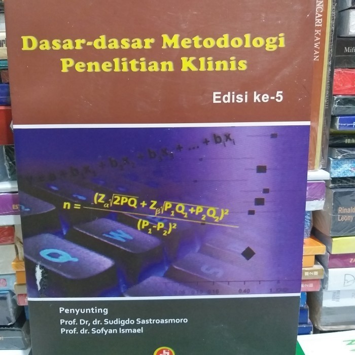 

BUKU DASAR-DASAR METODOLOGI PENELITIAN KLINIS Edisi ke-5