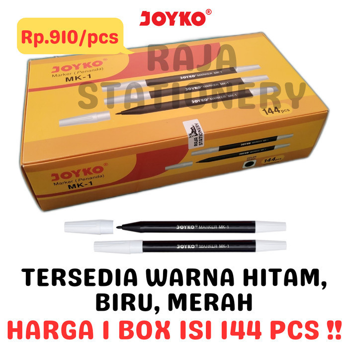 

Joyko Marker Spidol Kecil Hitam U Merah Rip Snowman Pw1A [144Pcs]