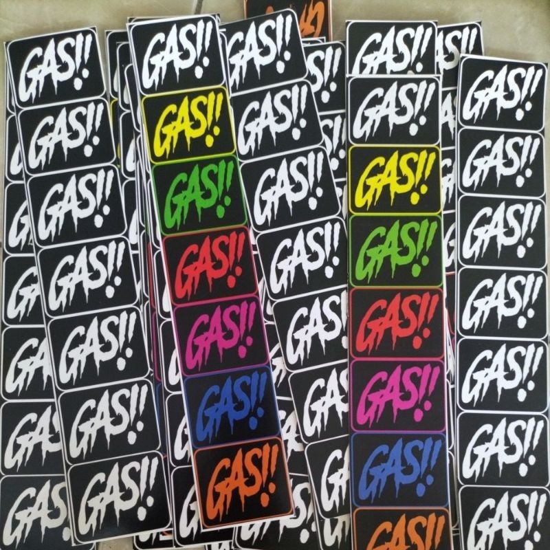 

STIKER GASS | STIKER PACK | STIKER BAHAN CROMO | STIKER PACK