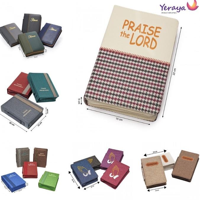 

Sampul Alkitab + Sampul Kidung Jemaat Sedang Sarung Cover Tas Buku Yeraya Galery