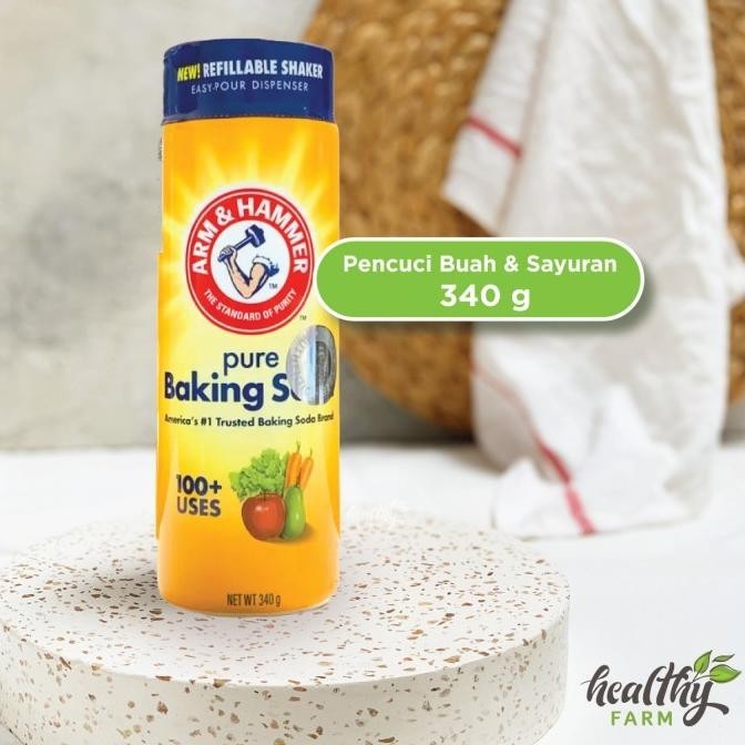 

Baking Soda / Soda Kue Arm & Hammer Shaker Pencuci Buah Sayur 340g