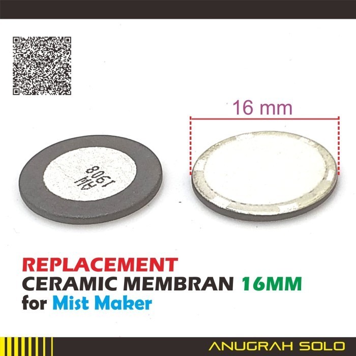 :>:>:>:>] Membran Mistmaker Mist Maker 16mm Keramik Membran Mesin Kabut
