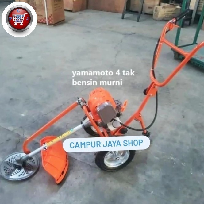Ready Mesin Potong Rumput Dorong Yamamoto 4 Tak alat babat pangkas