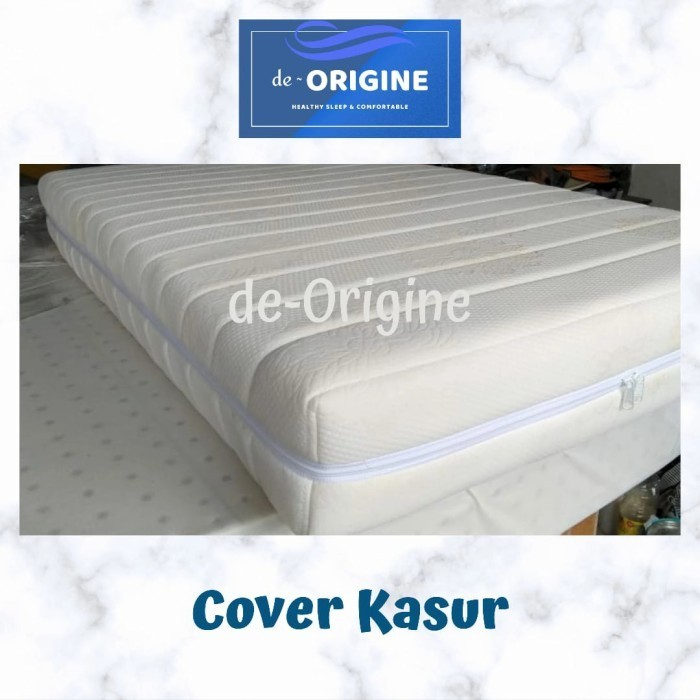 Ready Cover Kasur Cotton Quilt Ukuran Custom / pembungkus Kasur Resleting