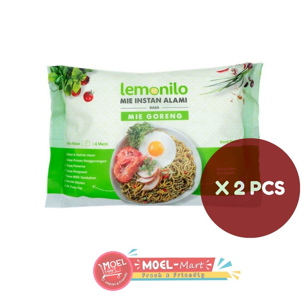 

LEMONILO Mie Goreng Alami 2pcs x 77gr