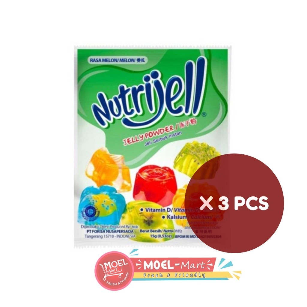 

NUTRIJELL Rasa Melon 3pcs x 15gr